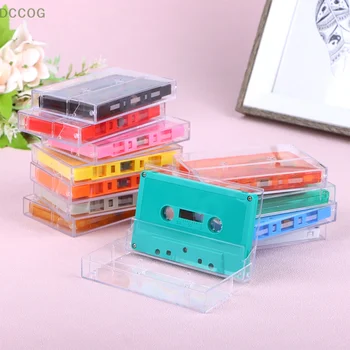 1 комплект Стандартного кассетного цветного магнитофона с магнитной аудиокассетой на 45 минут, прозрачный ящик для хранения речи и музыки
