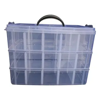 30 Отсеков Кубический органайзер для хранения Ящиков Прозрачный ящик для хранения игрушек с крышками корзина для хранения Прозрачный Штабелируемый ящик для хранения игрушек