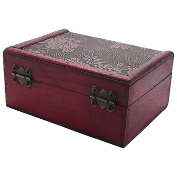 5X Treasure Box Сундук с сокровищами для подарочных коробок, коллекции открыток, подарков и домашнего декора Изображение 2