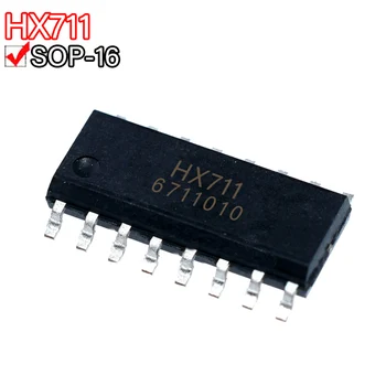5ШТ HX711 чип SOP16, 24-битный прецизионный датчик, электронные весы, специальная микросхема IC