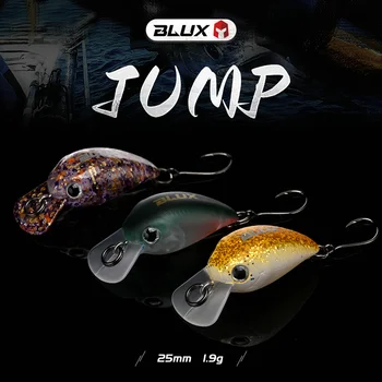 BLUX JUMP 1,9 г 25 мм Мини-воблер для ловли форели, приманка для ловли пресноводного плавающего гольяна, искусственная Жесткая приманка, снасть Изображение 2