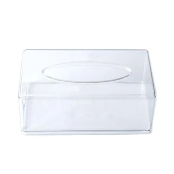 C7AD Держатель контейнера для прозрачных салфеток Коробка для рулонных бумажных салфеток для туалета Домашнего офиса
