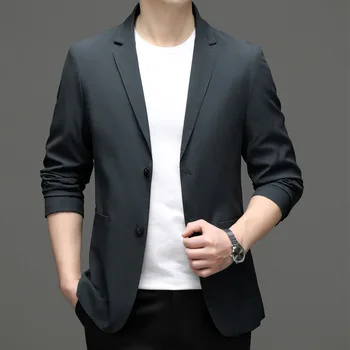 Lin2551-куртка с рукавом семь четвертей, корейская версия трендового костюма с коротким рукавом