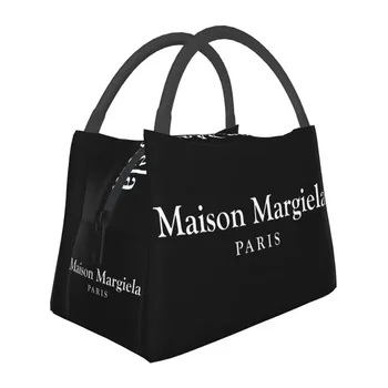 Mm6 Margielas Термоизолированные сумки для ланча Женская Портативная сумка для ланча для работы и путешествий, коробка для хранения еды