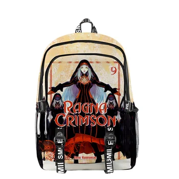 Ragna Crimson 2023 Новые Аниме рюкзаки на молнии, школьная сумка, уникальный рюкзак, дорожная сумка из ткани Оксфорд Изображение 2