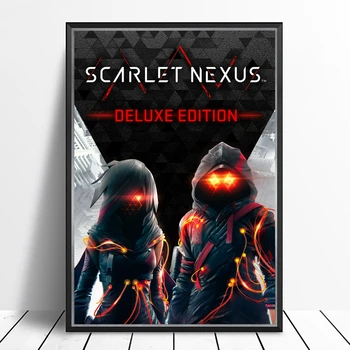 SCARLET NEXUS видеоигра холст плакат Домашняя настенная живопись украшение (без рамки)