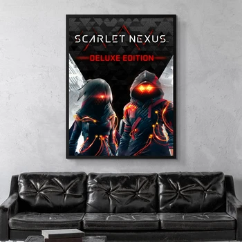 SCARLET NEXUS видеоигра холст плакат Домашняя настенная живопись украшение (без рамки) Изображение 2