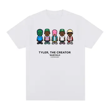 Винтажная футболка в стиле хип-хоп Рэппер, Хлопковая мужская футболка, Новая футболка, женские топы