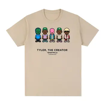 Винтажная футболка в стиле хип-хоп Рэппер, Хлопковая мужская футболка, Новая футболка, женские топы Изображение 2