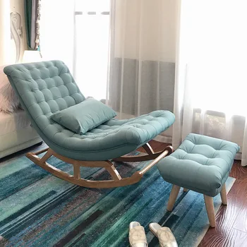 Дизайнерские кресла для чтения В гостиной Кресла-качалки для отдыха с акцентом Трон Современный Компьютер Профессиональная мебель для террасы Sillon