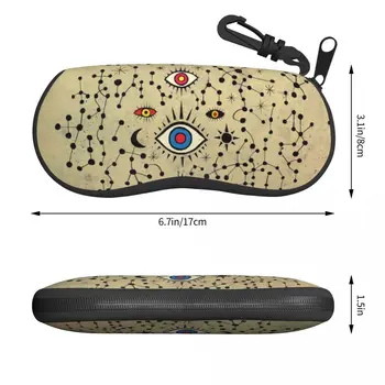 Защитные чехлы для очков Cross Eyes Galaxy Shell, классный футляр для солнцезащитных очков, сумка для очков с рисунком Джоан Миро Изображение 2
