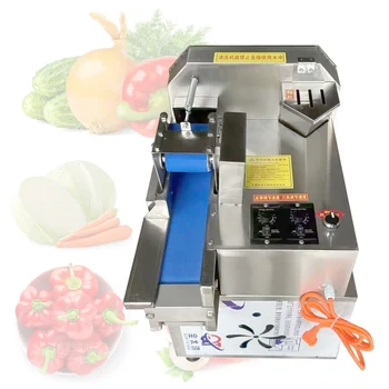 Коммерческая машина для нарезки картофеля, моркови, картофеля и редиса, Нарезанная на дольки, машина для измельчения пищевых продуктов, машина для резки овощей