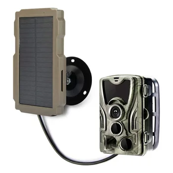 Комплект Солнечных Панелей Trail Game Camera 3000mAh 6V-12V Перезаряжаемые Солнечные Панели Trail Camera Солнечное Зарядное Устройство для Охотничьей Камеры HC900 Изображение 2