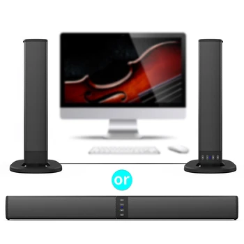 Компьютерная Колонка Bluetooth Soundbox Сабвуфер Soundcore Колонки для телевизора ПК Музыкальная Звуковая Шкатулка Бумбокс с Fm TF USB AUX Динамиками