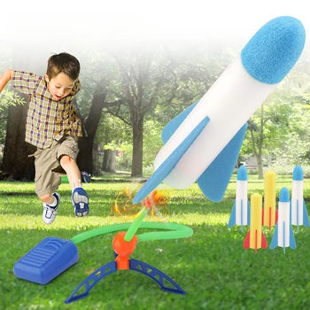 Летающая ракета, легкий шаг ногой по пусковому цилиндру, двойные игрушки для родителей и детей на открытом воздухе