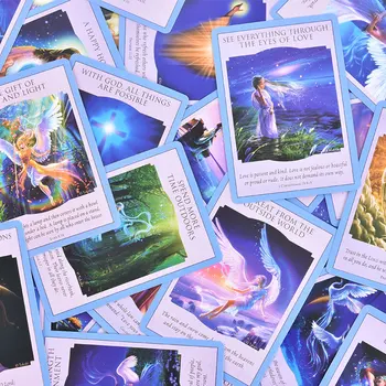 Любовь, Свет, Божественное руководство, оракул, английский набор карт Таро, настольная игра Изображение 2