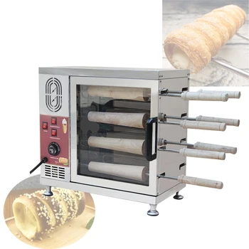 Машина Для приготовления мороженого для пончиков, электрическая машина для приготовления печного торта Kurtos Kalacs, Венгрия, машина для выпечки печного хлеба Trdelnik.