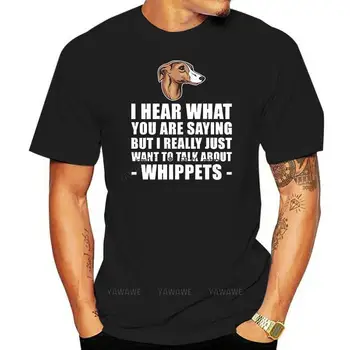 Мужская летняя модная футболка Оверсайз с коротким рукавом Whippet Dog Owner, мужские Подарочные футболки С круглым вырезом, мужская повседневная футболка, хлопковые топы