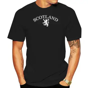 Мужская темно-синяя рубашка с логотипом Scotland Lion Rampant