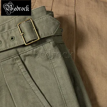 Мужские брюки Гуркха с высокой талией, армейские зеленые брюки Гуркха, Классические мужские повседневные брюки в стиле милитари в стиле ретро, облегающие брюки-карго Изображение 2