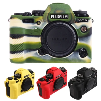 Мягкий силиконовый резиновый защитный чехол для камеры Fujifilm Fuji X-T3 XT3, защитная крышка сумки для камеры