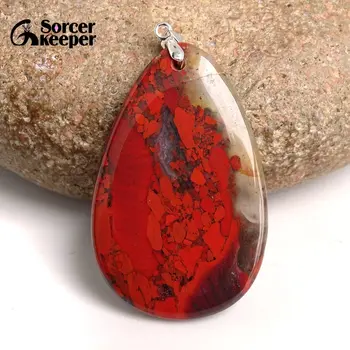Натуральный драгоценный камень Кулон из кровавика Подходит для ожерелья 