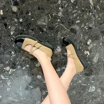 Новая обувь Mary Jane, женская обувь, туфли-лодочки в стиле Лолиты, женская обувь в стиле ретро JK, женская обувь на платформе Mary Jane, студенческая повседневная