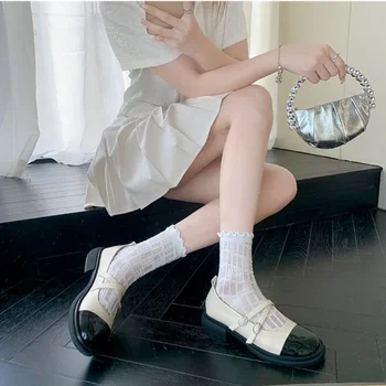 Новая обувь Mary Jane, женская обувь, туфли-лодочки в стиле Лолиты, женская обувь в стиле ретро JK, женская обувь на платформе Mary Jane, студенческая повседневная Изображение 2