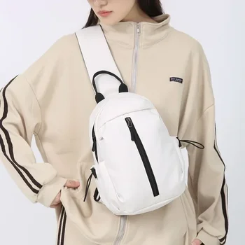Новые летние нейлоновые нагрудные сумки, модный тренд, женские сумки через плечо, уличный стиль, хип-хоп, женская нагрудная сумка, повседневная сумка через плечо унисекс