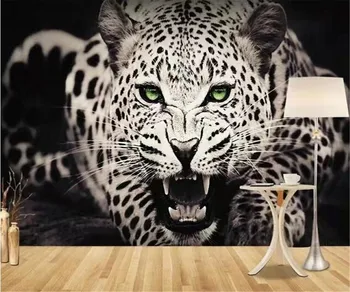 Пользовательские 3D обои черно-белые животные гостиная детская комната фон для украшения стен обои фреска