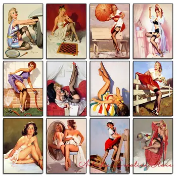 Постеры сексуальных женщин в американском ретро 90-х, обнаженная пляжная девушка, Художественная печать на холсте, настенные панно для гостиной в скандинавском стиле, домашний декор в спальне.