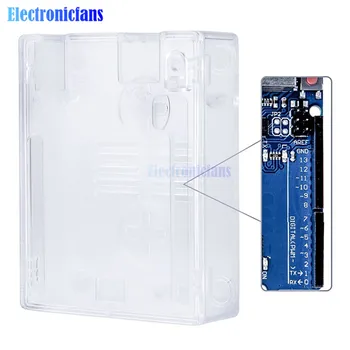 Прозрачный Корпус из АБС-пластика Shell Clear Protective Box Корпус Для Arduino R3 CH340 ATmega328P ATmega16U2 Board One Изображение 2