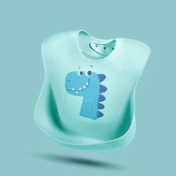 Простой детский силиконовый нагрудник, карман для детского нагрудника, Водонепроницаемое, легко моющееся полотенце от слюны