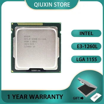 Процессор Intel Xeon E3-1260L с частотой 2,4 ГГц, Четырехъядерный Восьмипоточный процессор мощностью 45 Вт, LGA 1155 E3 1260L, процессор E3 1260L
