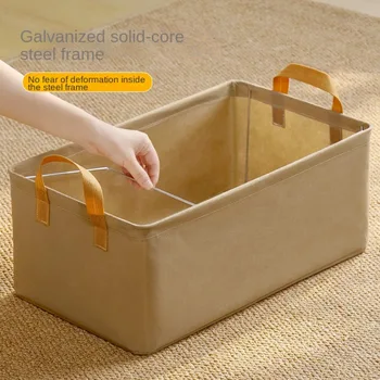 Складной ящик для хранения одежды, прочный многофункциональный бытовой органайзер для гардероба, корзина для хранения большой емкости