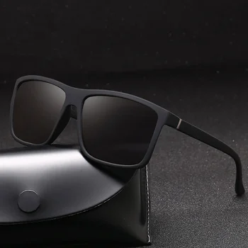 Солнцезащитные очки 2024, мужские Классические Квадратные солнцезащитные очки, Фирменный дизайн, защита от UV400, очки oculos de sol hombre, Драйвер очков