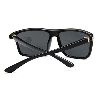 Солнцезащитные очки 2024, мужские Классические Квадратные солнцезащитные очки, Фирменный дизайн, защита от UV400, очки oculos de sol hombre, Драйвер очков Изображение 2