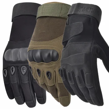 Спортивные Тактические перчатки для фитнеса Защитный панцирь Армейские рукавицы Противоскользящие Тренировочные перчатки Военные тактические перчатки для мужчин и женщин Изображение 2