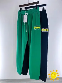 Спортивные штаны Casablanca с вышивкой из флока для тенниса высшего качества, мужские и женские спортивные штаны для бега трусцой с биркой