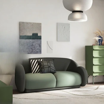 Тканевый диван Xuetuan для хранения вещей, современная и простая гостиная, небольшая квартира для двоих