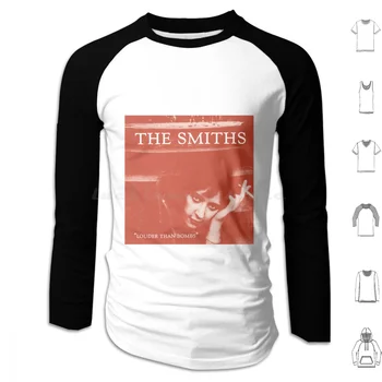 Толстовки The Smiths Louder Than Bombs с длинным рукавом The Smiths Louder Than Bombs The Smiths The Queen Is Dead The Smiths