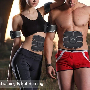 Умный Стимулятор пресса для тренировки мышц живота Ems Body Fit Тренажер для похудения