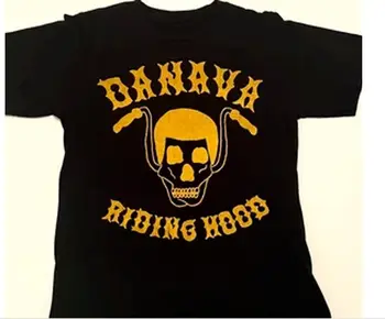 Футболка Danava Band Riding Hood с коротким рукавом, черная, все размеры S-5XL