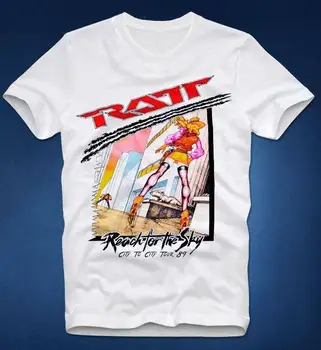 Футболка RATT City Tour в стиле хард-рок Ретро 80-х с хэви-металлическим детонатором, размер S-3XL