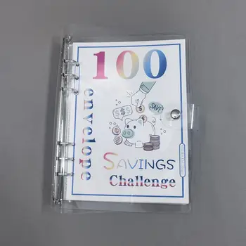 100 Органайзер для переплета конвертов Money Challenge Binder Бюджетный набор для переплета Money Challenge Экономия конвертов Изображение 2