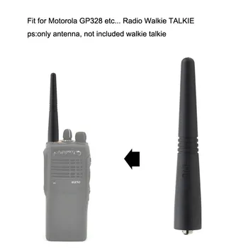 10шт 9 см UHF 400-470 МГц/330-390 МГц/УКВ 136-174 МГц Короткая Антенна для Motorola GP338 GP328 GP3188 GP68 GP88 HT1250 EP450 Радио Изображение 2