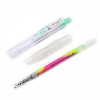 5-цветная Японская Гелевая Ручка ZEBRA JJ75 Dream Mixed Color Gradient Medium Oil Pen Color Refill Быстросохнущие Канцелярские Принадлежности 0,5 мм Cute Изображение 2