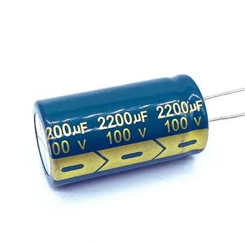 5 шт./лот 100 В 2200 МКФ алюминиевый электролитический конденсатор размер 22*40 2200 МКФ 20%