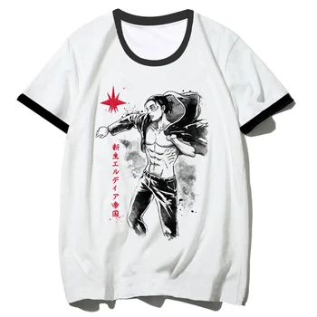 Attacke Attack on Titan футболки женские аниме футболки женская забавная одежда Изображение 2