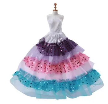 LX508 Красивое свадебное платье, подарки для ваших кукол 1/6 babi xinyi fr fr2 mizi Mengfan Изображение 2